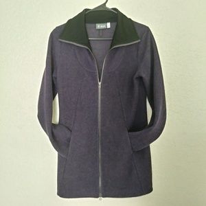 Ibex Merino wool purple jacket